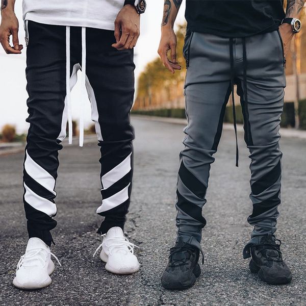 casual sports men's korean fashion youth overalls color matching straight running fitness pants, Black
casual sports men's korean fashion youth overalls color matching straight running fitness pants, Black