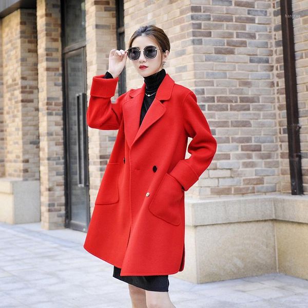 casaco feminino new women autumn winter wool maxi long coat female double breasted loose overcoat outerwear lx18241, Black
casaco feminino new women autumn winter wool maxi long coat female double breasted loose overcoat outerwear lx18241, Black