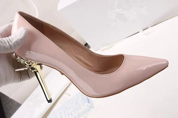 s fashion spring autumn pointed toe gold office ladies shoes head high heel black white patent leather dress women039s pump
s fashion spring autumn pointed toe gold office ladies shoes head high heel black white patent leather dress women039s pump