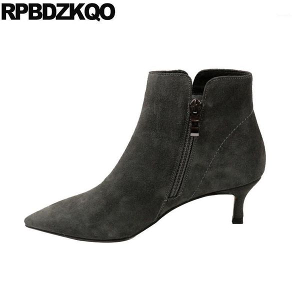 boots women 2021 ladies shoes big size grey pointed toe booties plus fur fall genuine leather stiletto winter side zip suede 1, Black
boots women 2021 ladies shoes big size grey pointed toe booties plus fur fall genuine leather stiletto winter side zip suede 1, Black