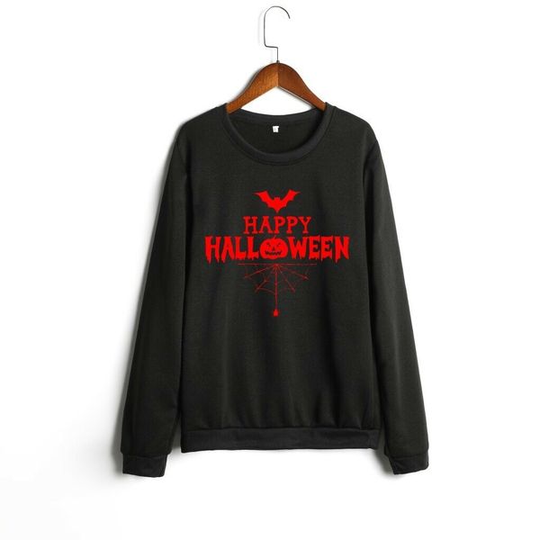 women autumn and winter halloween print pullovers scoop neck long sleeves jumper, Black
women autumn and winter halloween print pullovers scoop neck long sleeves jumper, Black