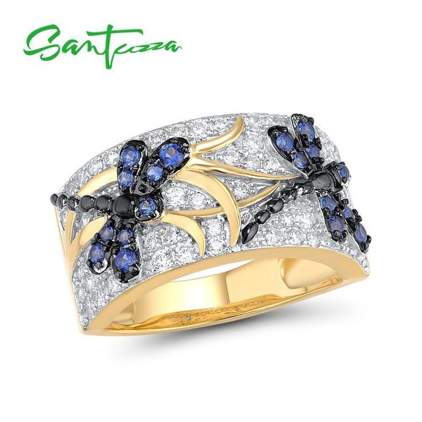 santuzza silver rings for woman sparkling blue spinels white cubic zirconia genuine 100% 925 sterling silver ring fine jewelry 201006, Golden;silver
santuzza silver rings for woman sparkling blue spinels white cubic zirconia genuine 100% 925 sterling silver ring fine jewelry 201006, Golden;silver