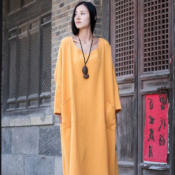 strong clothes spring autumn, yellow cotton sleeves, long women in oversized gowns and loose zeen dresses
strong clothes spring autumn, yellow cotton sleeves, long women in oversized gowns and loose zeen dresses