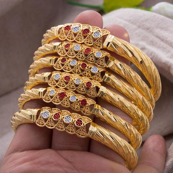 bangle tinted 6pcs/lot luxury ethiopian jewelry gold color bangles for women girl dubai wife wedding african bracelets gifts, Black
bangle tinted 6pcs/lot luxury ethiopian jewelry gold color bangles for women girl dubai wife wedding african bracelets gifts, Black