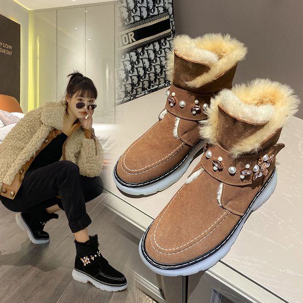 2020 new winter snowboots sequins women women's fashionable round toe shoes comfortable 4s64, Black
2020 new winter snowboots sequins women women's fashionable round toe shoes comfortable 4s64, Black