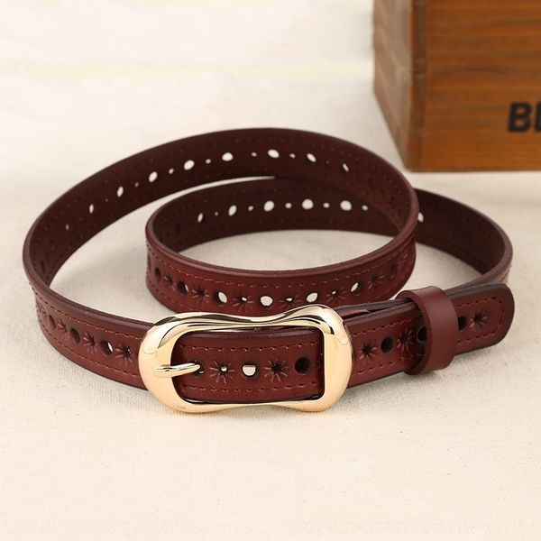gxr3x new womens leather needle leather two-layer belt casual and versatile hollow belt for 68dnm women, Black;brown
gxr3x new womens leather needle leather two-layer belt casual and versatile hollow belt for 68dnm women, Black;brown