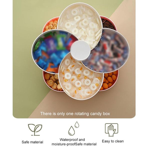 snack storage tray dustproof party wedding nuts tabledecor with lid flower type 8 grids double layers pp rotating candy box
snack storage tray dustproof party wedding nuts tabledecor with lid flower type 8 grids double layers pp rotating candy box