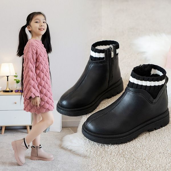 cotton 2020 winter flats children shoes warm snow girls waterproof non-slip ankle kids pu leather baby boots fashion, Black
cotton 2020 winter flats children shoes warm snow girls waterproof non-slip ankle kids pu leather baby boots fashion, Black