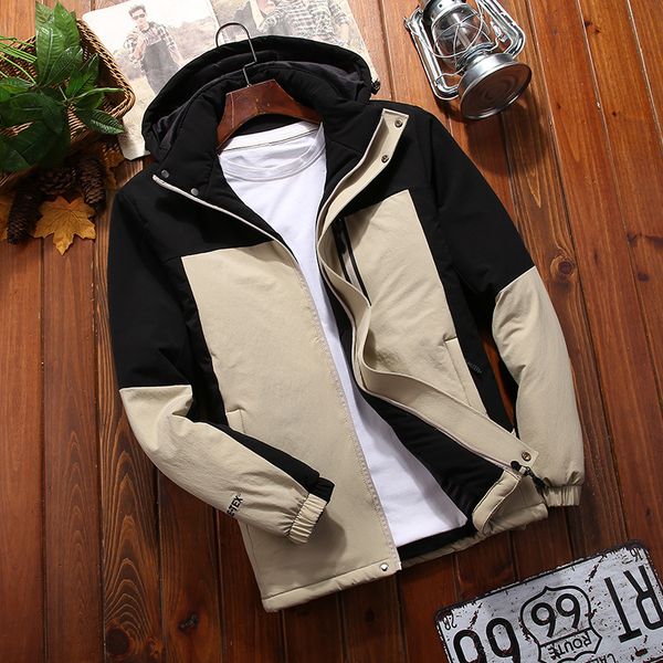 men's coat thickened padded jacket trend korean winter clothing 2020 new couple work clothes down cotton, Black
men's coat thickened padded jacket trend korean winter clothing 2020 new couple work clothes down cotton, Black