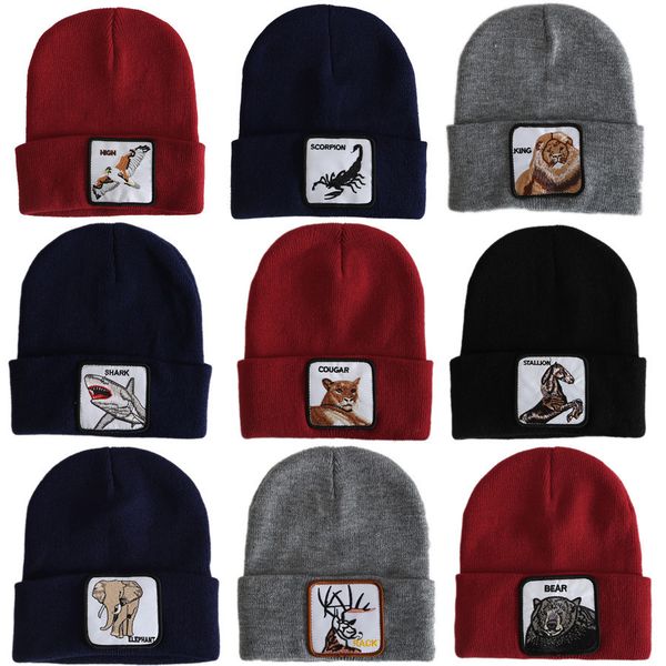 1pc 2020 new fashion tide patch embroidery elephant tiger wolf animals winter knit knitted cap hip hop wool hat beanies, Blue;gray
1pc 2020 new fashion tide patch embroidery elephant tiger wolf animals winter knit knitted cap hip hop wool hat beanies, Blue;gray