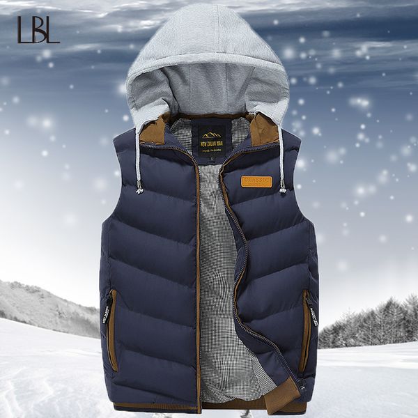 men autumn winter cotton hooded vest mens warm sleeveless jacket vest male outdoor flexible thermal winter waistcoat zipper coat, Black;white
men autumn winter cotton hooded vest mens warm sleeveless jacket vest male outdoor flexible thermal winter waistcoat zipper coat, Black;white