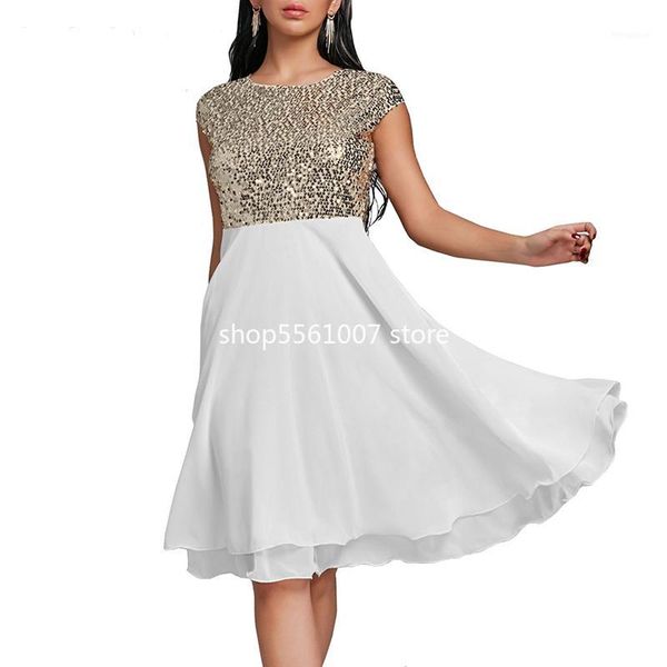 women summer dress 2020 elegant sequin evening party dress casual plus size slim chiffon ball gown dresses white black 5xl1, Black;gray
women summer dress 2020 elegant sequin evening party dress casual plus size slim chiffon ball gown dresses white black 5xl1, Black;gray