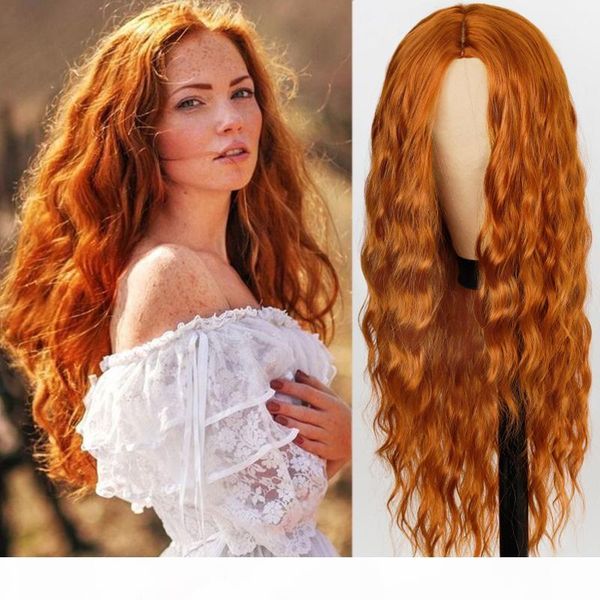 red black orange color long water wave hairstyle wigs for women synthetic hair high temperature fiber average size
red black orange color long water wave hairstyle wigs for women synthetic hair high temperature fiber average size