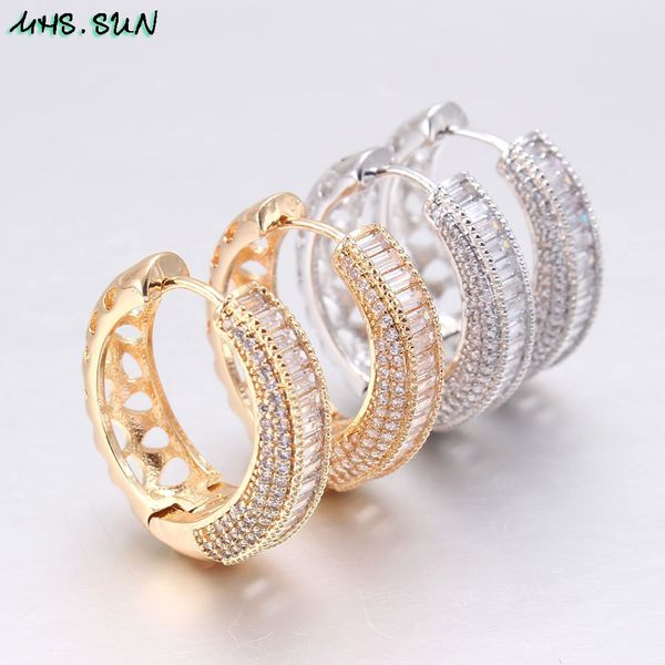 mhs.sun new elegant women cz zircon earrings gold/silver color vintage crystal hoop earrings for female jewelry gift 200923, Golden;silver
mhs.sun new elegant women cz zircon earrings gold/silver color vintage crystal hoop earrings for female jewelry gift 200923, Golden;silver