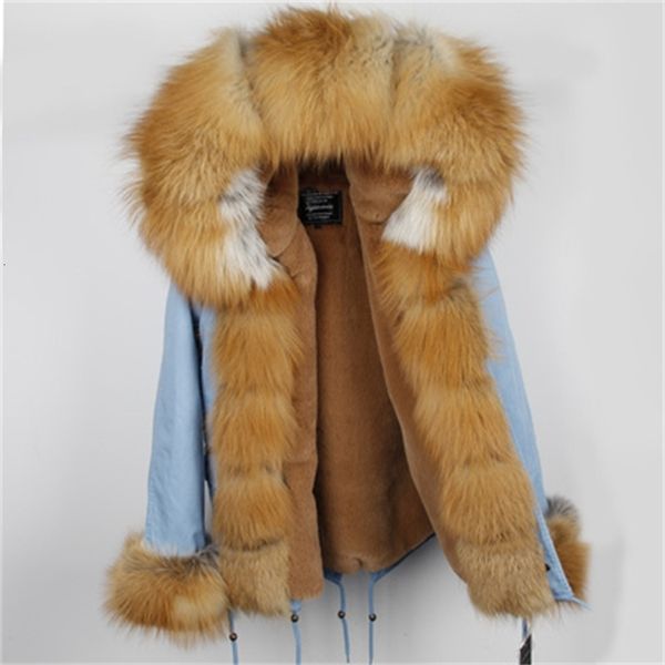 new fox 2021 skin long sleeves fur collar to overcome detachable women's winter jacket lining i67w, Black
new fox 2021 skin long sleeves fur collar to overcome detachable women's winter jacket lining i67w, Black