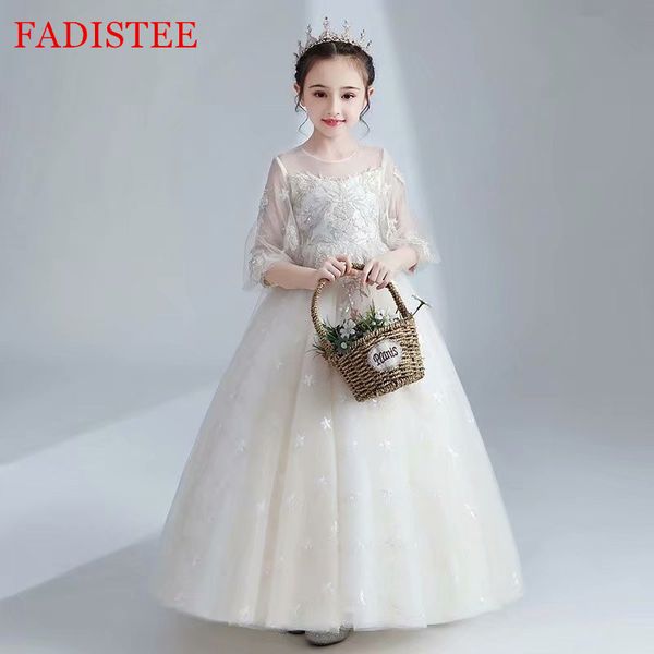 fadistee champagne ankle-length tulle pretty flower girl dresses vestidos lace baby girl infant dress kids formal wear girls dress, White;blue
fadistee champagne ankle-length tulle pretty flower girl dresses vestidos lace baby girl infant dress kids formal wear girls dress, White;blue