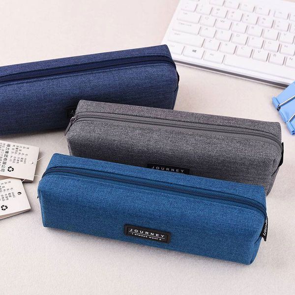 canvas blue pencil case solid color stripes simple pencil bags for student new stationery school supplies kids gift
canvas blue pencil case solid color stripes simple pencil bags for student new stationery school supplies kids gift