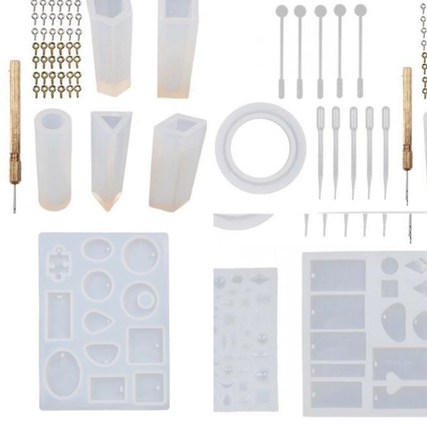 diy mould set bracelet pendant silicone mold suit crystal molds kit portable opp packing with various style 22sr j1
diy mould set bracelet pendant silicone mold suit crystal molds kit portable opp packing with various style 22sr j1