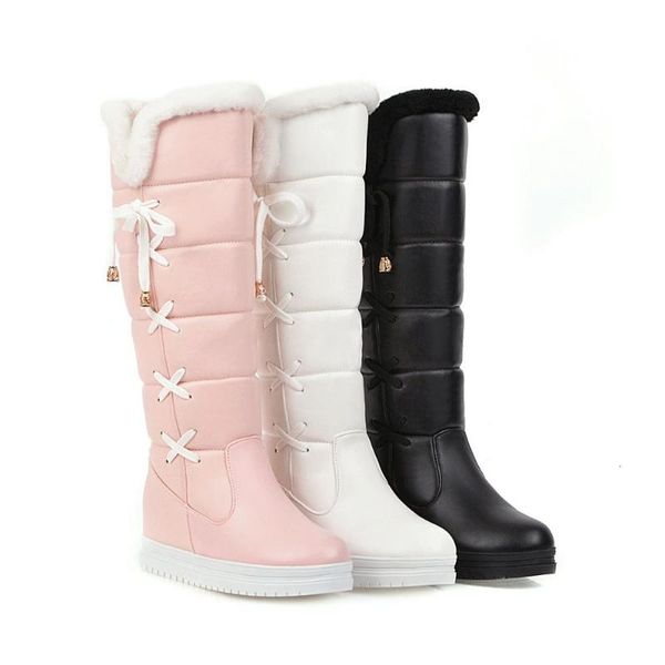 2020 new winter women knee-high boots height increasing middle heel round toe ladies women platform shoes black snow boots
2020 new winter women knee-high boots height increasing middle heel round toe ladies women platform shoes black snow boots