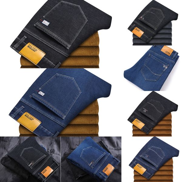 autumn and winter thick stretch and jeans men's jeans slim straight tube youth business casual loose oversized plush pants nuwgl, Blue
autumn and winter thick stretch and jeans men's jeans slim straight tube youth business casual loose oversized plush pants nuwgl, Blue