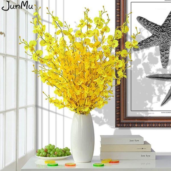 97cm high simulation dancing orchid artificial flower fake flower 5 fork orchid wenxin living room decoration1
97cm high simulation dancing orchid artificial flower fake flower 5 fork orchid wenxin living room decoration1
