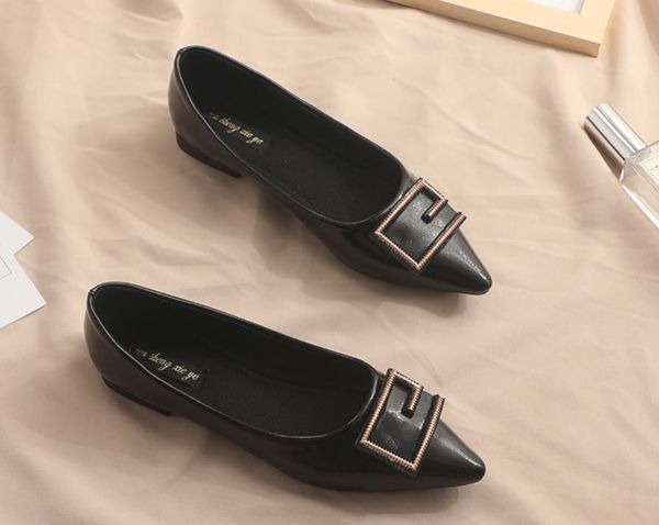 2020 spring and autumn with new style fashion flat bottom pointed end women's shoes@zert31, Black
2020 spring and autumn with new style fashion flat bottom pointed end women's shoes@zert31, Black