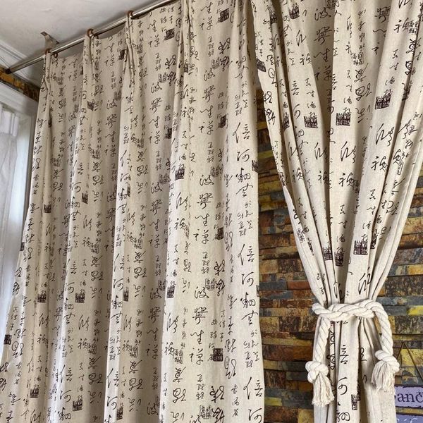 rustic cotton linen living room curtain cursive chinese characters beige color finished curtain
rustic cotton linen living room curtain cursive chinese characters beige color finished curtain