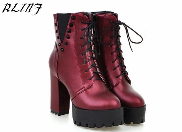 boots 2021 fashion rivet retro round thick bottom with high large size 34-431, Black
boots 2021 fashion rivet retro round thick bottom with high large size 34-431, Black