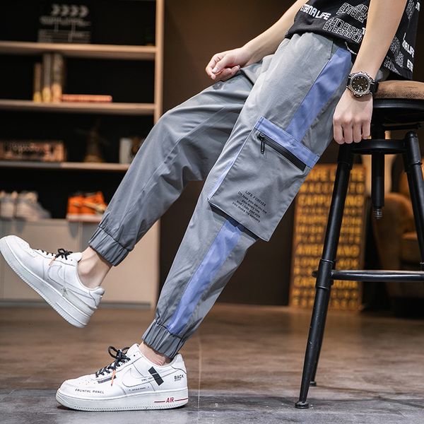 casual autumn new fashion brand legged sports trend loose overalls men's pants, Black
casual autumn new fashion brand legged sports trend loose overalls men's pants, Black