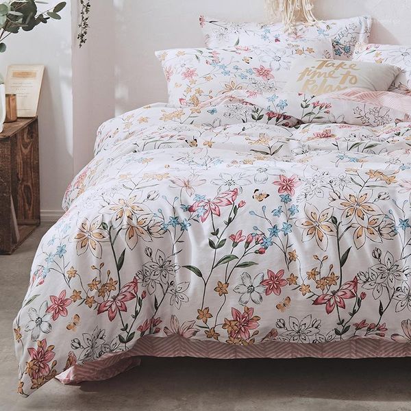 claroom 100% cotton bedding set pink bed linen cute flower duvet cover set single double size ac81*1
claroom 100% cotton bedding set pink bed linen cute flower duvet cover set single double size ac81*1