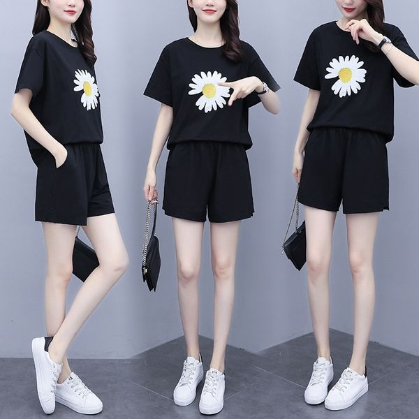 qf6wi large women's summer daisy small new print fashion leisure sports suit fat piece thin large two piece set women's two-piecec, Gray
qf6wi large women's summer daisy small new print fashion leisure sports suit fat piece thin large two piece set women's two-piecec, Gray