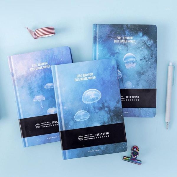 "blue jellyfish" hard cover notebook blank art drawing papers journal study diary notepad stationery gift1, Purple;pink
"blue jellyfish" hard cover notebook blank art drawing papers journal study diary notepad stationery gift1, Purple;pink