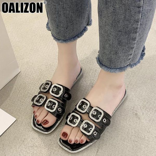 new korean summer women rhinestone square buckle casual peep toe loafers lady mujer flat mujer slippers mules slides shoes r3081, Black
new korean summer women rhinestone square buckle casual peep toe loafers lady mujer flat mujer slippers mules slides shoes r3081, Black