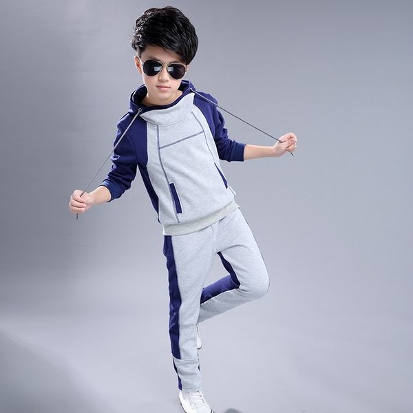 boy hooded tracksuit clothes set kids spring&autumn cotton school uniform sport suit boys clothing sets 4 6 8 10 12 14 year y200325, White
boy hooded tracksuit clothes set kids spring&autumn cotton school uniform sport suit boys clothing sets 4 6 8 10 12 14 year y200325, White