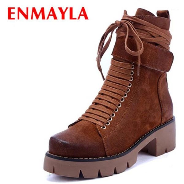 enmayla black motorcycle boots shoes woman square heels round toe lace-up spring and autumn ankle boots for women1
enmayla black motorcycle boots shoes woman square heels round toe lace-up spring and autumn ankle boots for women1