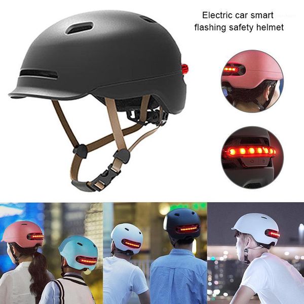 smart led warning flash riding helmet electric scooter bicycles motorcycles c441
smart led warning flash riding helmet electric scooter bicycles motorcycles c441