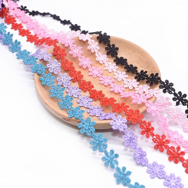 5yards colorful flower for dress ribbon lace trim knitting wedding embroidered diy handmade patchwork sewing supplies craft
5yards colorful flower for dress ribbon lace trim knitting wedding embroidered diy handmade patchwork sewing supplies craft