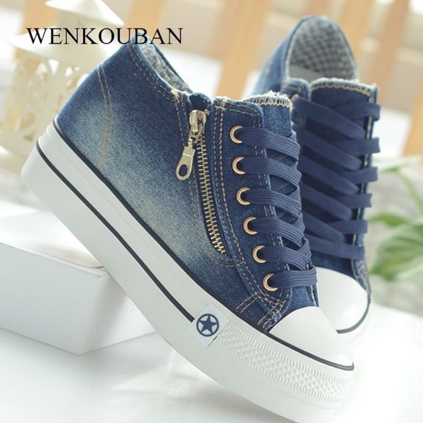 fashion platform sneakers women casual canvas shoes tenis feminino ladies vulcanize shoes lace up trainers zapatos mujer y200801, Black 
fashion platform sneakers women casual canvas shoes tenis feminino ladies vulcanize shoes lace up trainers zapatos mujer y200801, Black
