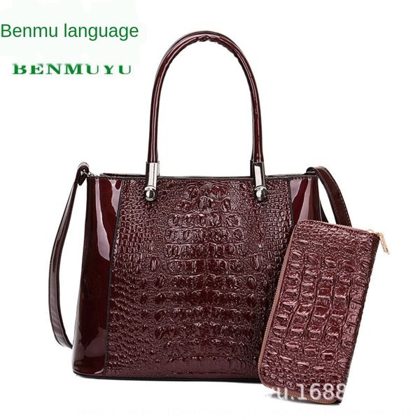 2020 new women's solid color fashion crocodile pattern child and mother bag two piece style portable shoulder bag shoulder bagbag nke9w
2020 new women's solid color fashion crocodile pattern child and mother bag two piece style portable shoulder bag shoulder bagbag nke9w