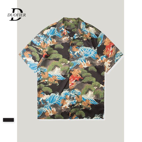 2019 new men shirts short sleeve summer chinese style dragon print mens casual loose beach hawaiian shirts hip hop plus size, White;black
2019 new men shirts short sleeve summer chinese style dragon print mens casual loose beach hawaiian shirts hip hop plus size, White;black