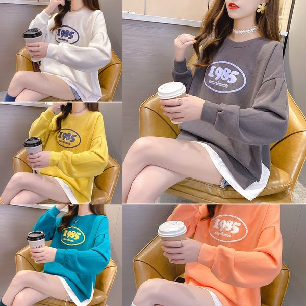 5ys7j mizi brushed plush 2020 autumn super popular cec women's two korean style women's sweatersweater sweater fashion large size, Black
5ys7j mizi brushed plush 2020 autumn super popular cec women's two korean style women's sweatersweater sweater fashion large size, Black