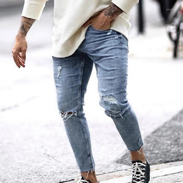 men's jeans men ripped biker hole denim patch harem straight punk rock slim fit classic hip hop blue pants dropship1
men's jeans men ripped biker hole denim patch harem straight punk rock slim fit classic hip hop blue pants dropship1