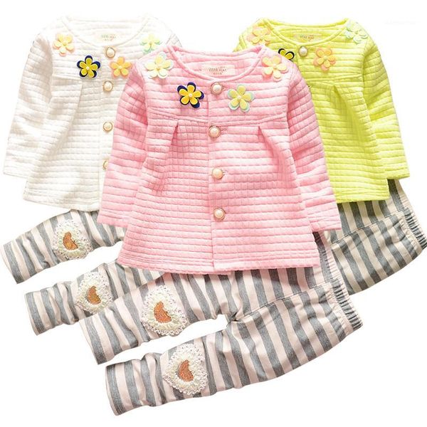 baby girl clothes cotton two-piece suit cartoon flower stripe print baby clothes casual button cardigan suit1, White
baby girl clothes cotton two-piece suit cartoon flower stripe print baby clothes casual button cardigan suit1, White