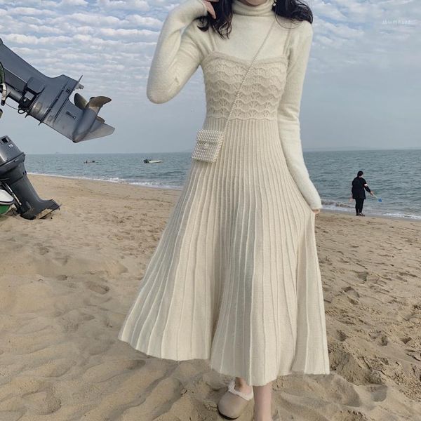 fashion casual woman beige knitted skirt 2 pcs sets 2019 autumn winter new women turtleneck +knit a-line pleated skirt outfit1, White
fashion casual woman beige knitted skirt 2 pcs sets 2019 autumn winter new women turtleneck +knit a-line pleated skirt outfit1, White