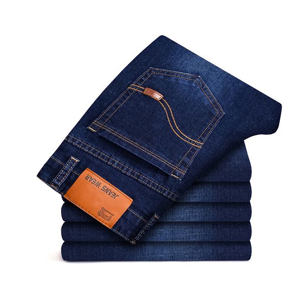 new autumn men's casual cotton business jeans classic stretch slim skinny denim pants for man fashion streetwear trousers 2xmr28 201123, Blue
new autumn men's casual cotton business jeans classic stretch slim skinny denim pants for man fashion streetwear trousers 2xmr28 201123, Blue