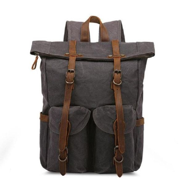 m302 new crazy horse leather shoulder packed oil wax canvas bag male waterproof and wear resistant outdoor travel bag backpack bbygwm
m302 new crazy horse leather shoulder packed oil wax canvas bag male waterproof and wear resistant outdoor travel bag backpack bbygwm