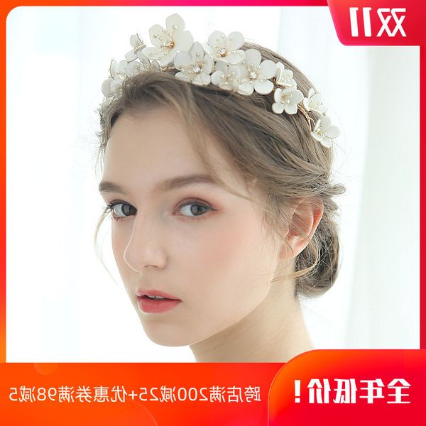 mvpsuper xiansen series bridal petal headdress hair band simulation wreath crown dress wedding accessories, Silver
mvpsuper xiansen series bridal petal headdress hair band simulation wreath crown dress wedding accessories, Silver