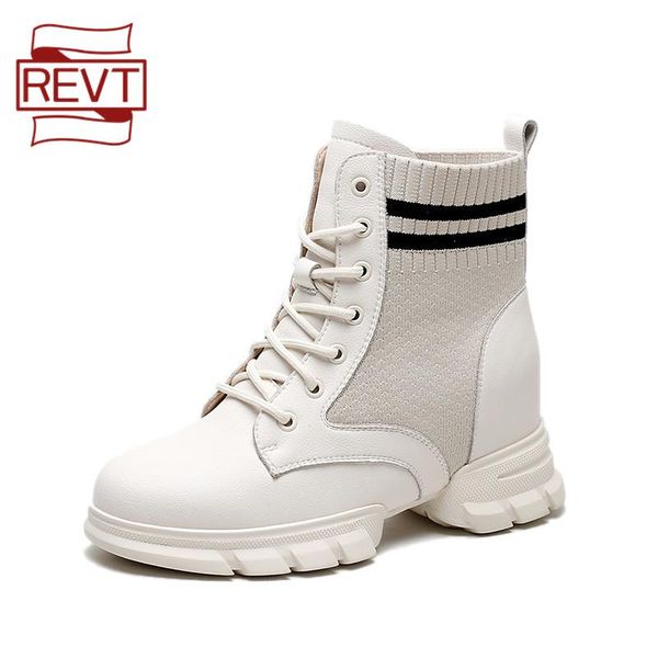 revt soft split leather women white ankle boots motorcycle boots female autumn winter shoes woman punk motorcycle spring, Black
revt soft split leather women white ankle boots motorcycle boots female autumn winter shoes woman punk motorcycle spring, Black