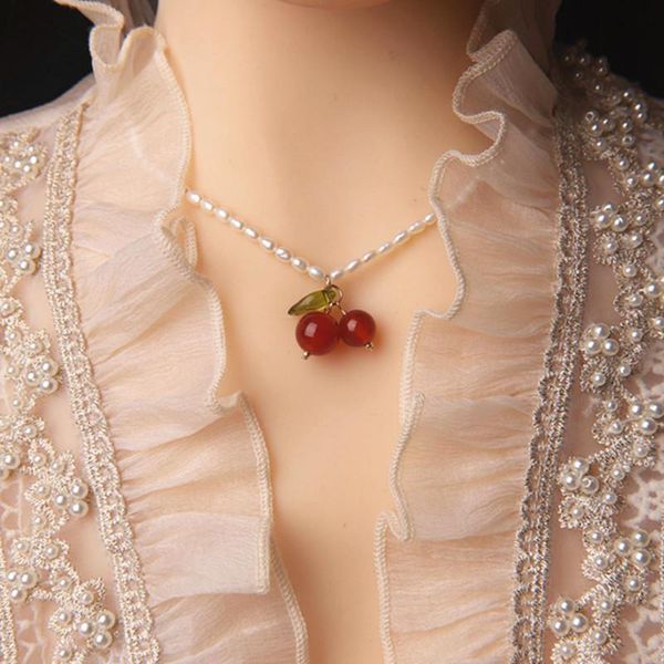 2020 korean new fashion sweet cherry pearl choker necklace for women girl jewlery, Golden;silver
2020 korean new fashion sweet cherry pearl choker necklace for women girl jewlery, Golden;silver