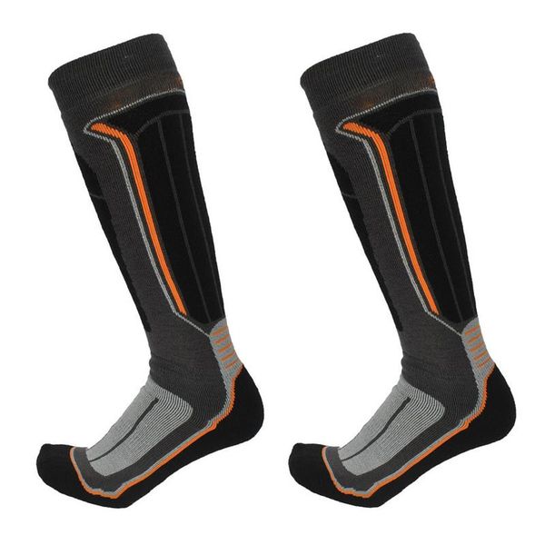 1 pair outdoor ski socks winter warm breathable no-slip merino wool socks terry thick long sports sock classic durable ski, Black
1 pair outdoor ski socks winter warm breathable no-slip merino wool socks terry thick long sports sock classic durable ski, Black
